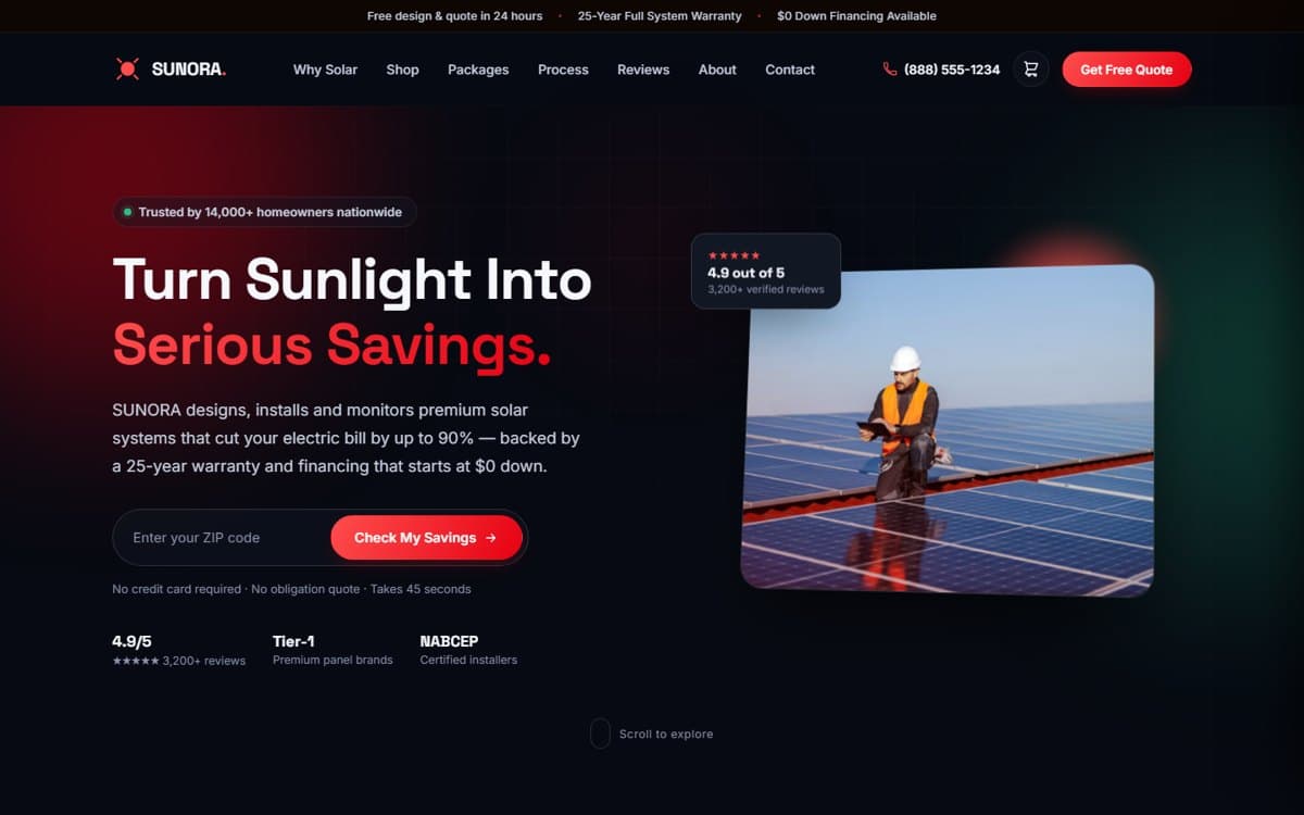 Solar installation & energy solutions